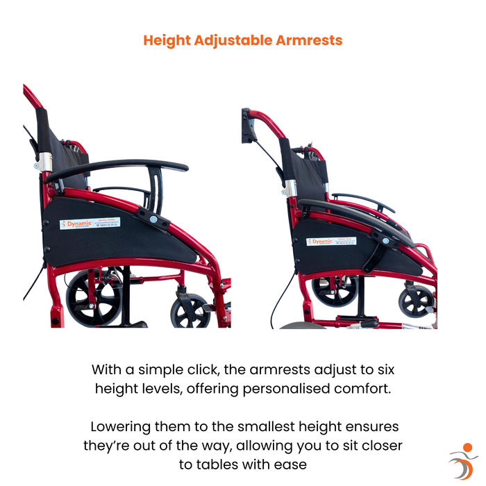 Venus Attendant Propelled Wheelchair
