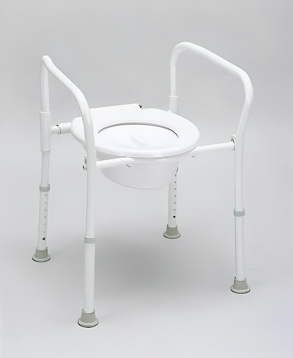 Folding Toilet Commode - Great for Travel