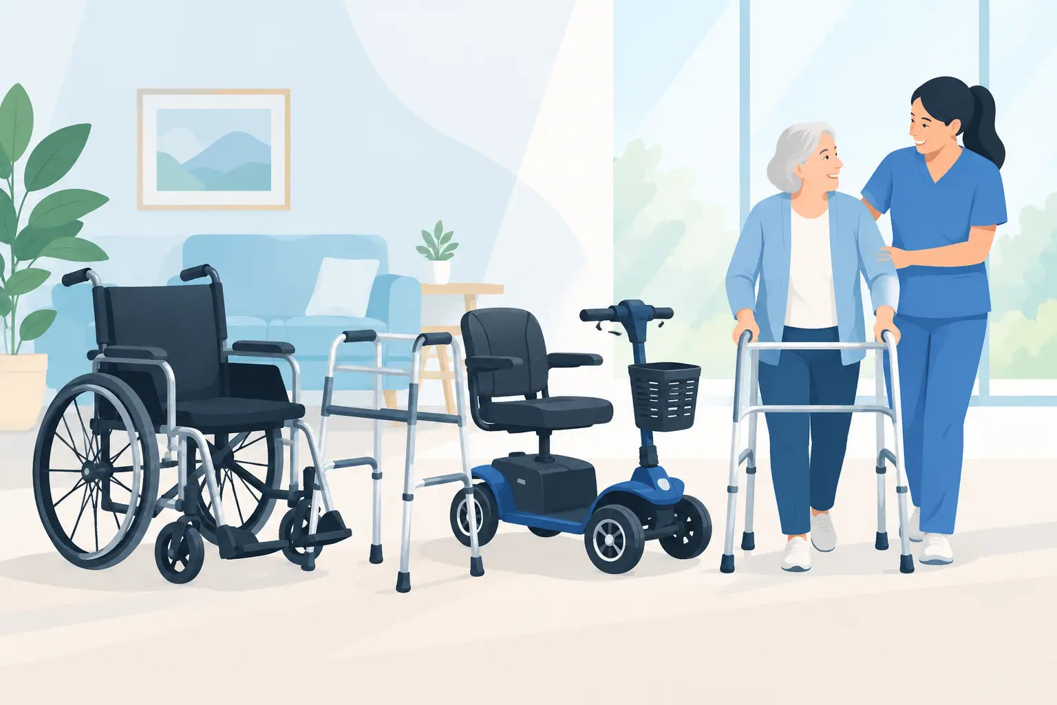 Mobility Equipment Rental for Recovery and Care