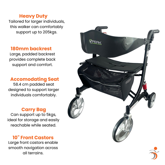 Ellipse Heavy Duty Rollator