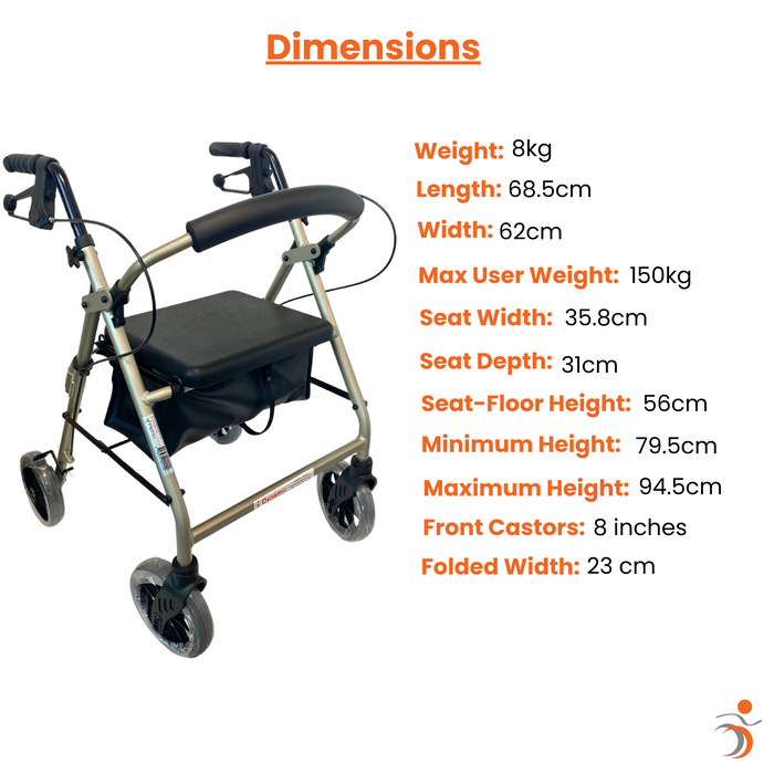 Ellipse 8' Rollator