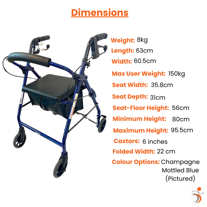 Ellipse 6' Rollator